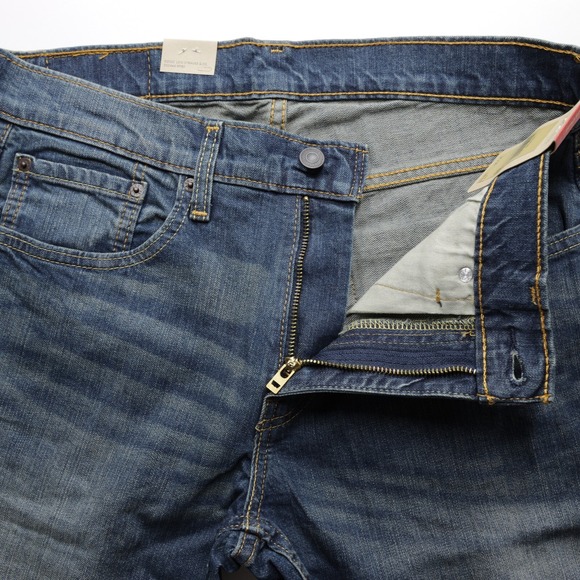 Levi's 559 Men's Relaxed Straight Comfort Stretch Denim Jeans Blue Size 33X32 - Picture 5 of 8